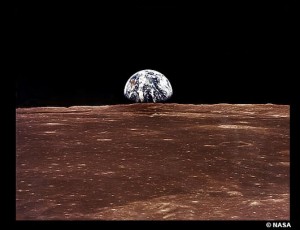 La terre vue de la lune –  NASA